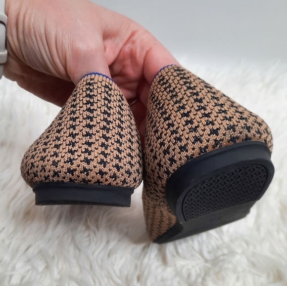 Rothy's Gold Houndstooth Loafers 8.5 - Picture 4 of 9